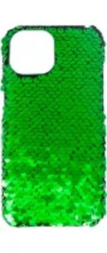 VividSequinCaseAppleiPhone15Green
