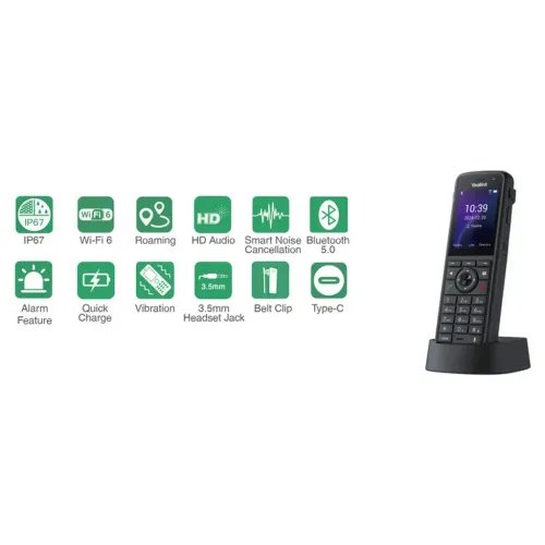 YEALINKWIFISIPHANDSETAX86RRUGGED