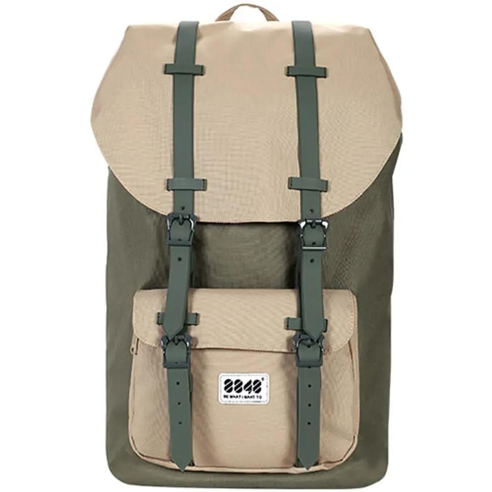 8848 TRAVEL BACKPACK 156 UNISEX WATERPROOF KHAKI GREEN