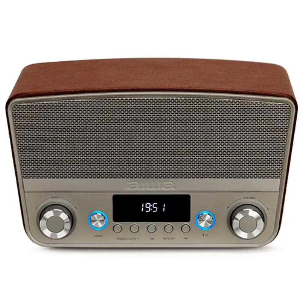 AIWA BLUETOOTH MULTIMEDIA HOME SPEAKER RMS 50W BROWN