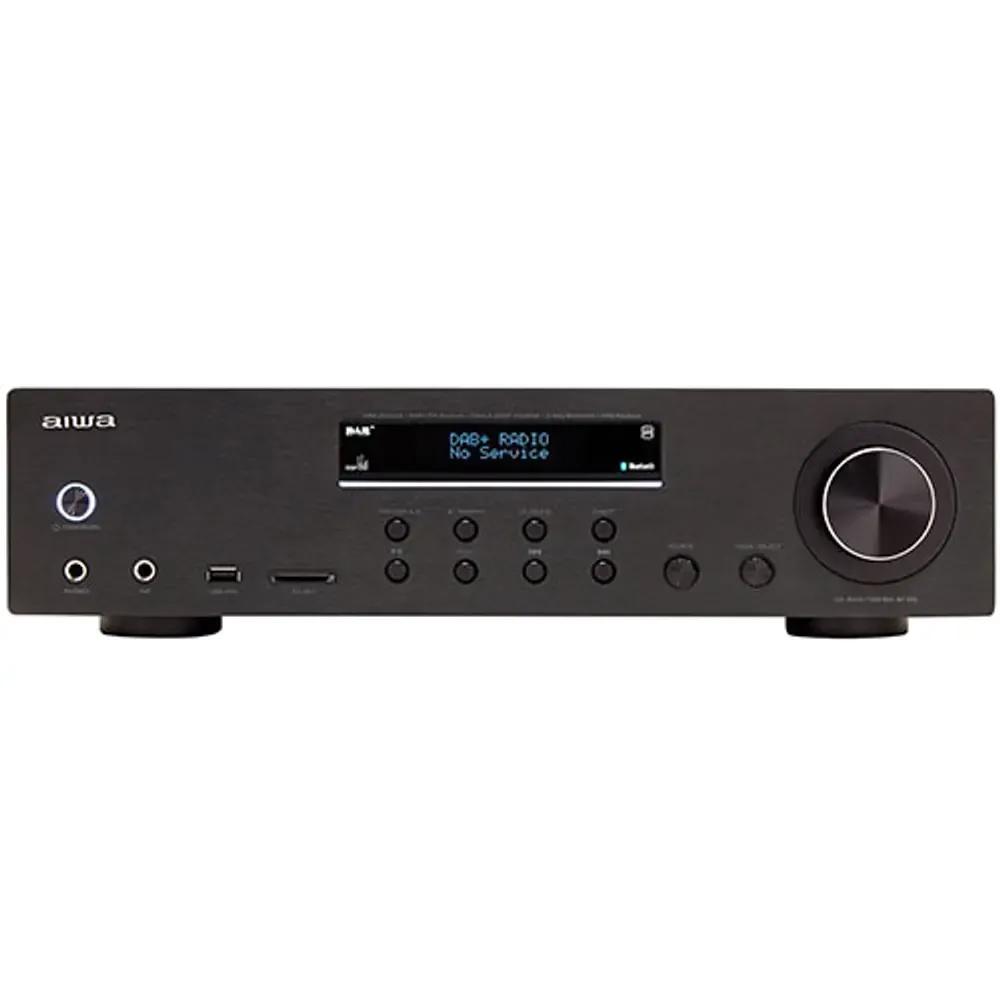 AIWA STEREO AMPLIFIER BT WITH DABFM RMS 200W BLACK