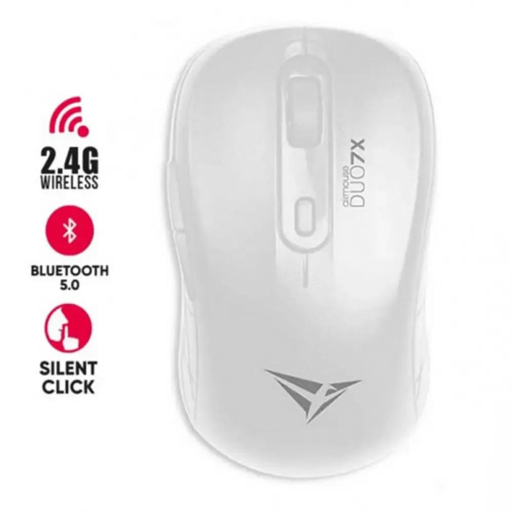 ALCATROZ SILENT AIRMOUSE DUO 7X WIRELESSBT MOUSE WHITE
