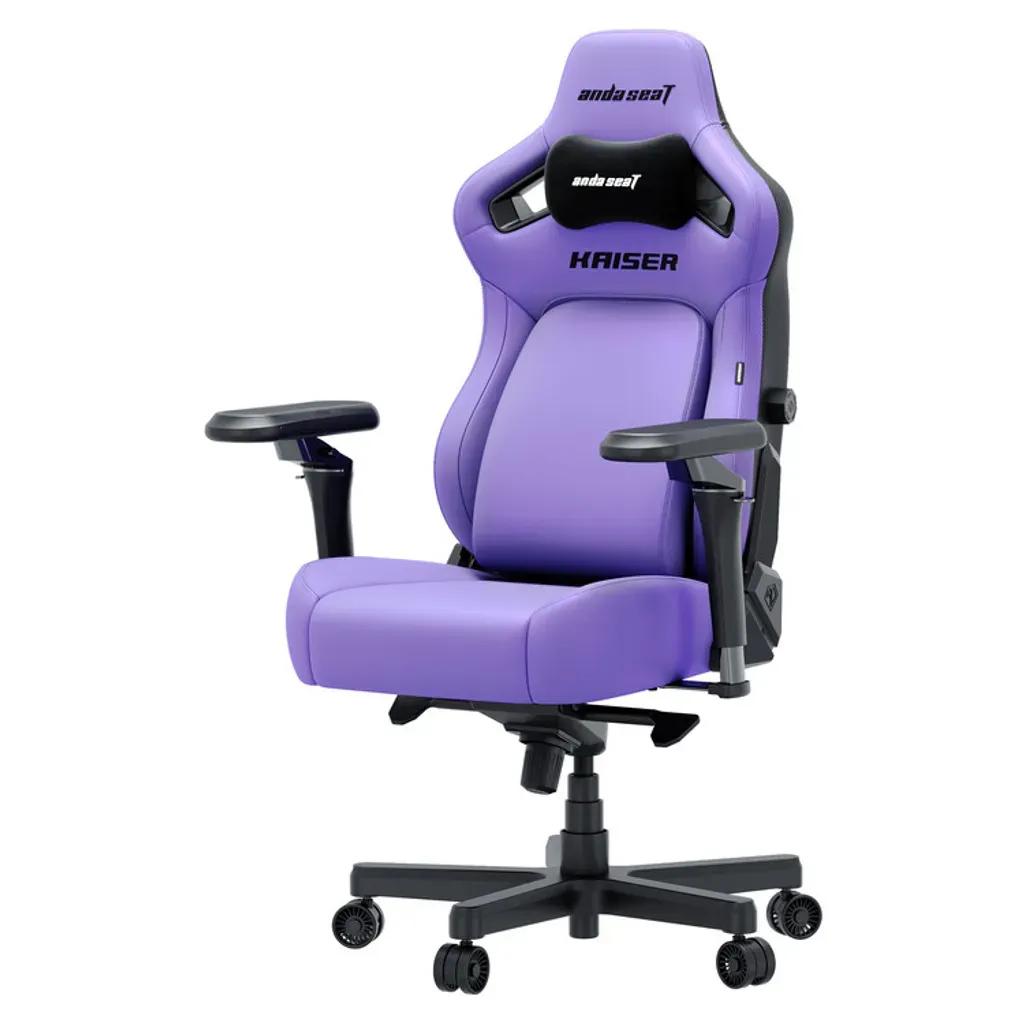 ANDASEATGamingChairKAISER-4V2XLPurplewith6DArmrest
