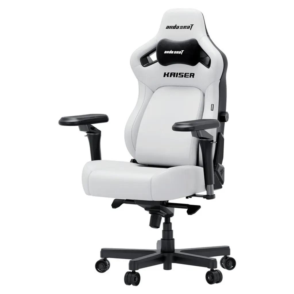 ANDASEATGamingChairKAISER-4V2XLWhitewith6DArmrest