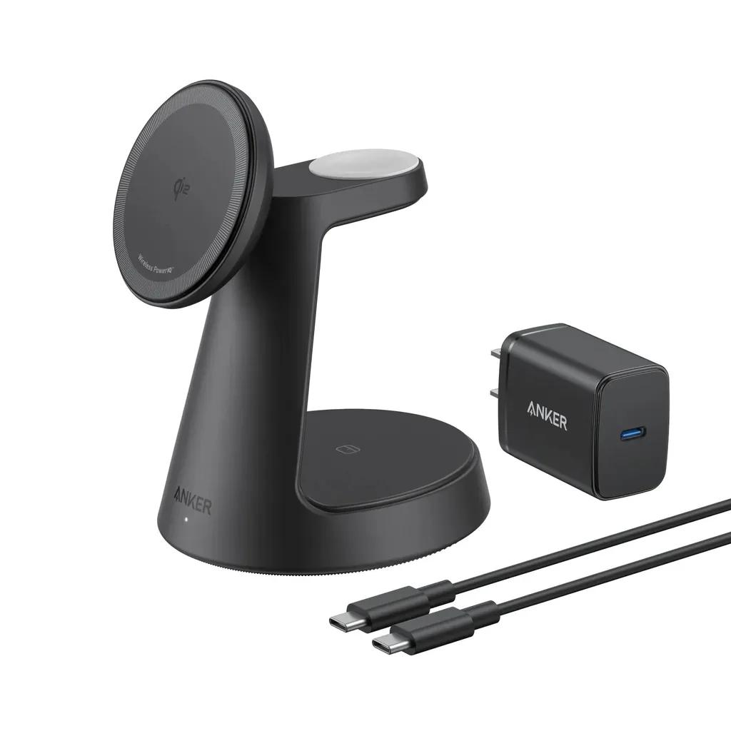 ANKERMAGGOWIRELESSCHARGINGSTATION3-IN-1KIT