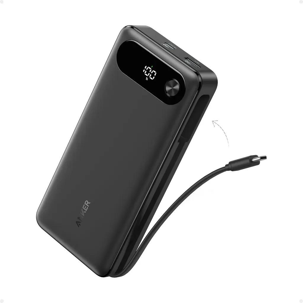 ANKERPowerbank20000mAh87WMaxFastChargingBuilt-inUSB-CCable
