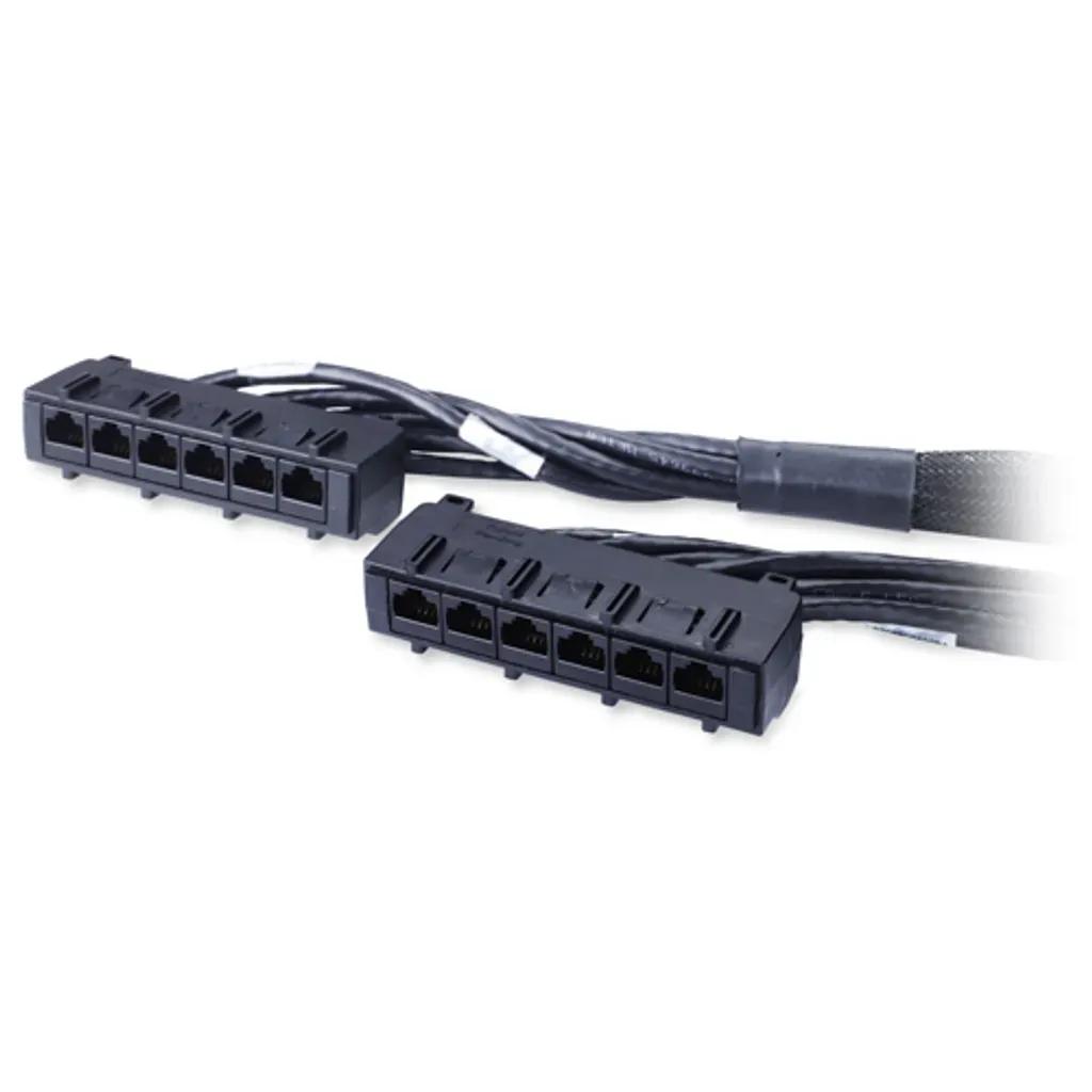 APCDataDistributionCableDDCC6-015CAT6UTPCMR6XRJ-45Black15FT4.5M