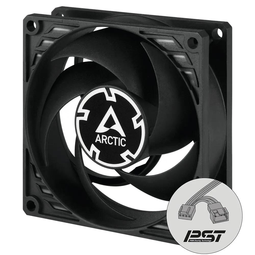 ARCTIC P8 PWM PST Case Fan - 80mm case fan with PWM control and PST cable_1.webp