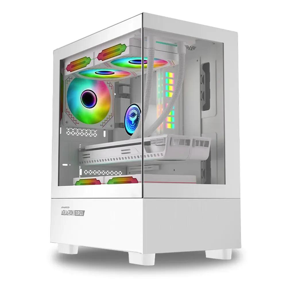 ARMAGGEDDONMICROATXGAMINGPCCASEAQUARONDUPLEXWHITE