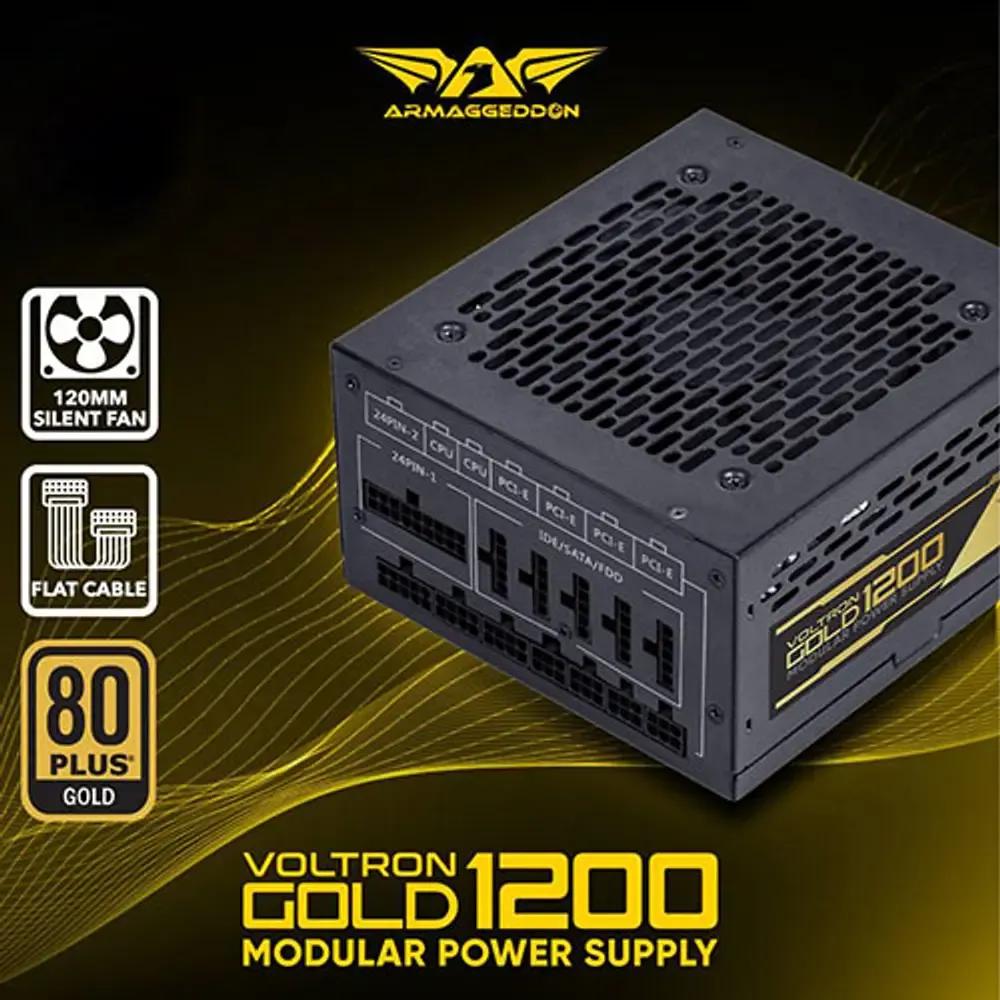 ARMAGGEDDON PSU VOLTRON GOLD 80 RATING 1200W