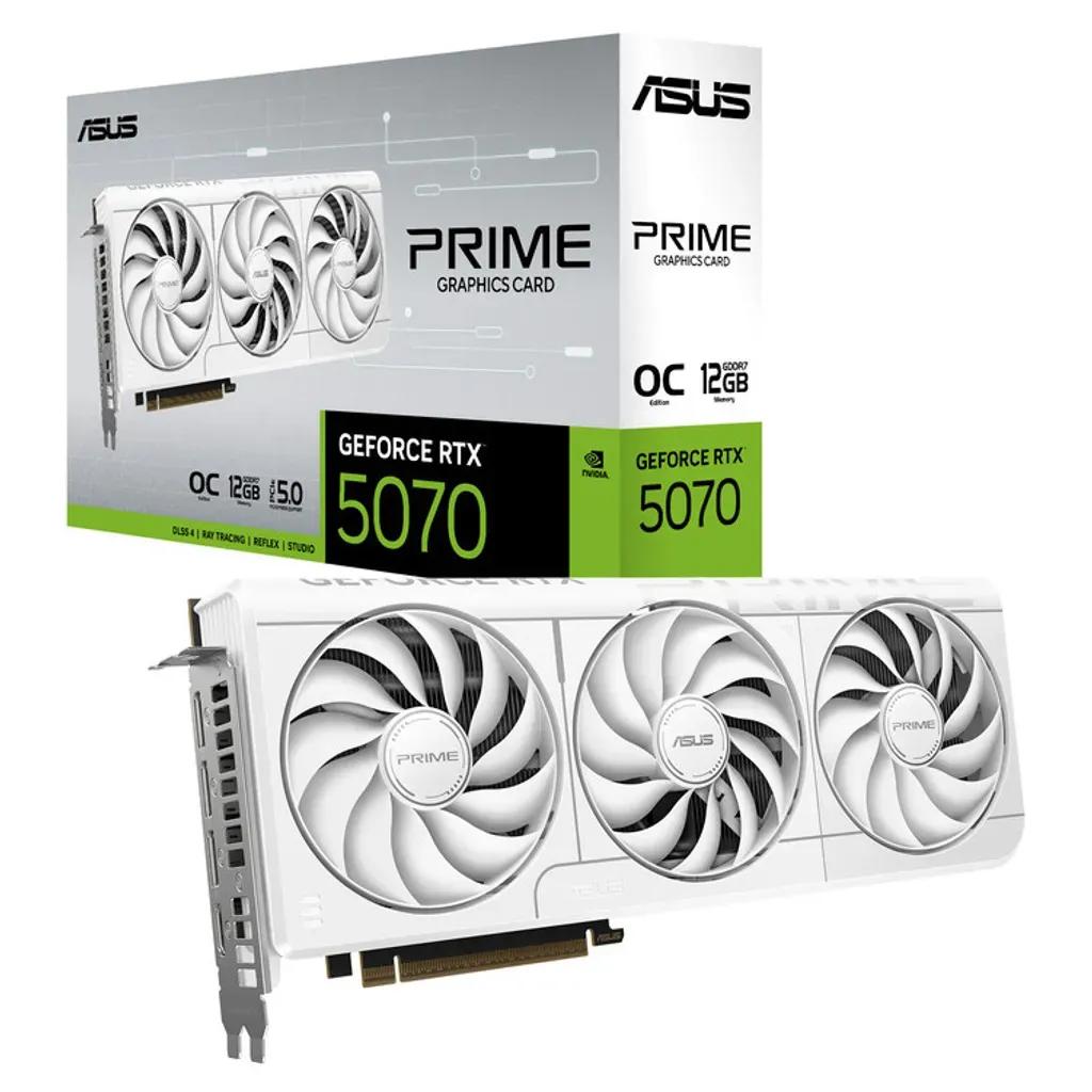 ASUSVGAPRIME-RTX5070-O12G-WHITE12GBGDDR7