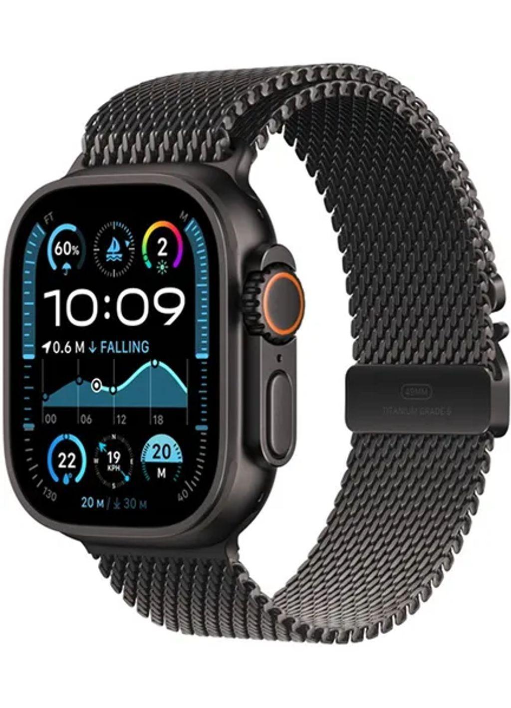 AppleWatchUltra2GPSCellular49mmBlackTitaniumCasewithBlackTitaniumMilaneseLoopL