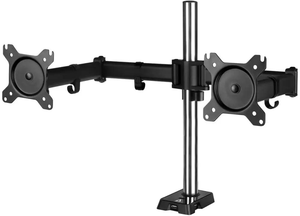 Arctic Z2 (Gen 3) - Dual Monitor Arm with 4-Port USB Hub in black color_1.webp