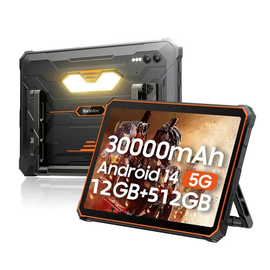 BLACKVIEWOCTA-CORERUGGEDTABLET10.9512GB512GBACTIVE10PRO5GNFCSIMANDROID14ORANGE