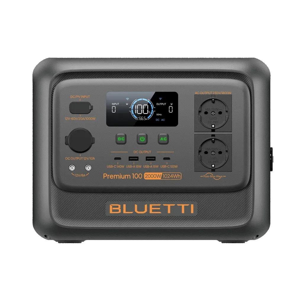 BLUETTIPremium100V2PortablePowerStation1800WACOutlet1024Wh