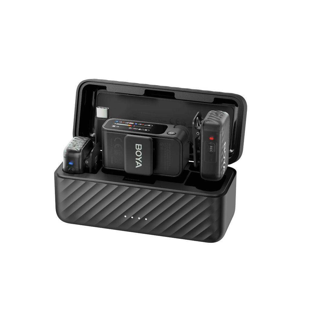 BOYAMIC2-01WirelessHDTwinMicrophoneUSB-CCamera2xRXs32bitFloatOnboardRec300m15h