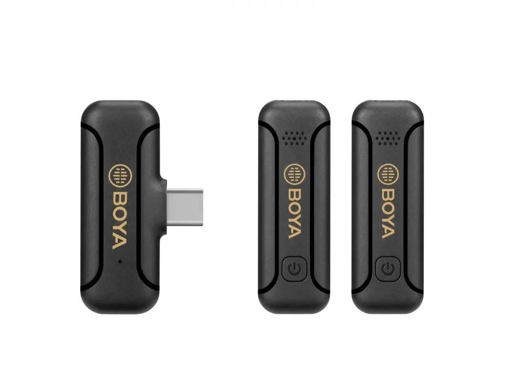 BOYA BY-WM3T2-U2 2,4GHz Mobile wireless mic For Android USB-C (2 transmitters, two person vlog)_1.webp