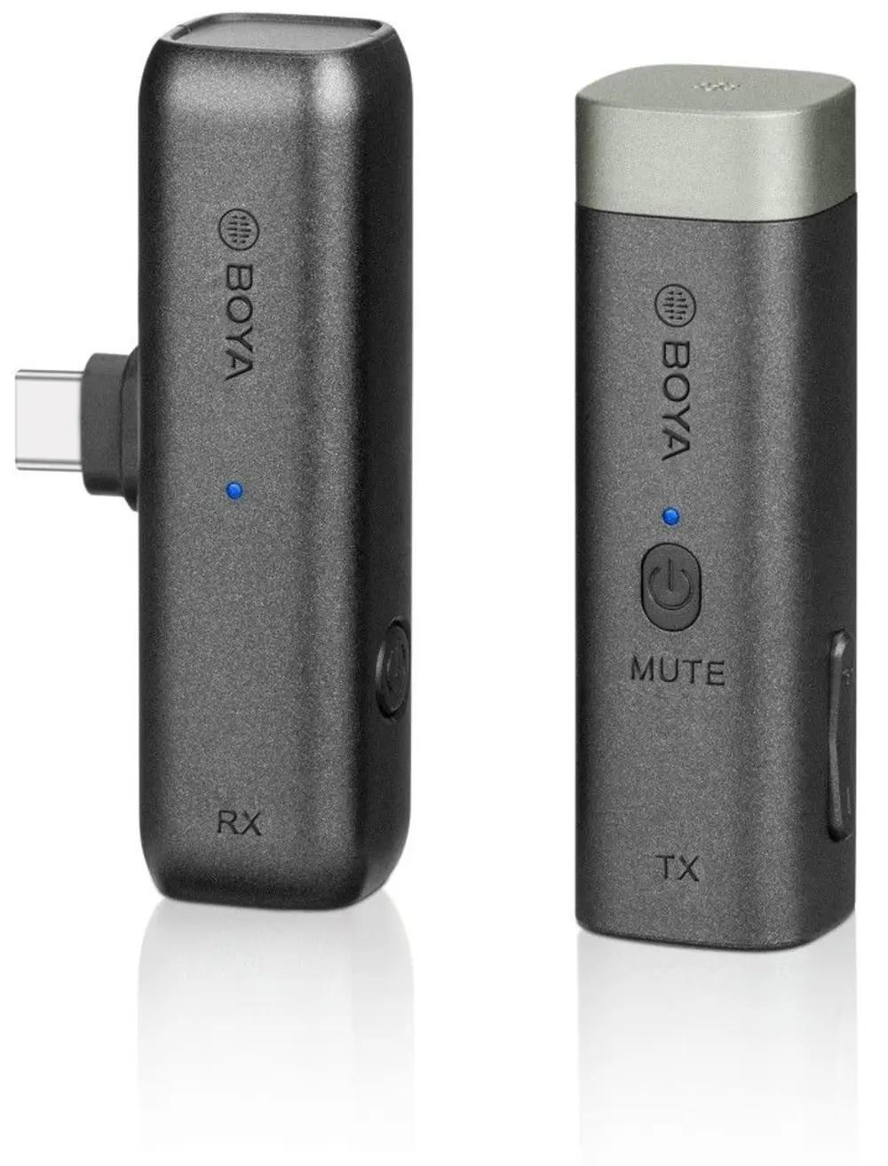BOYA BY-WM3U wireless mic 2.4Ghz Wireless mic System, for UsB type-C, 3.5mmTRS. TRRS_1.webp