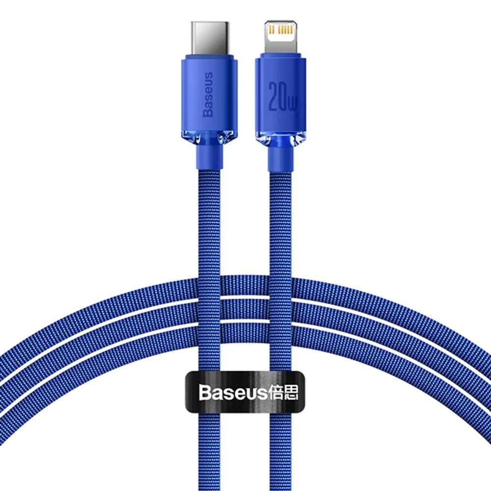 Baseus Crystal Shine Series Cable Type-C to Lightning 20W 1.2m Blue_1.webp