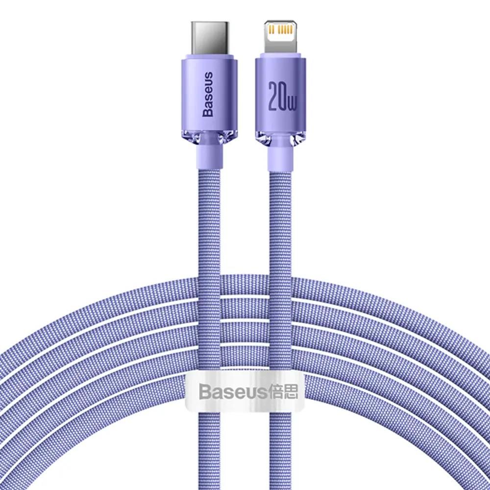 Baseus Crystal Shine Series Cable Type-C to Lightning 20W 2m Lilac_1.webp