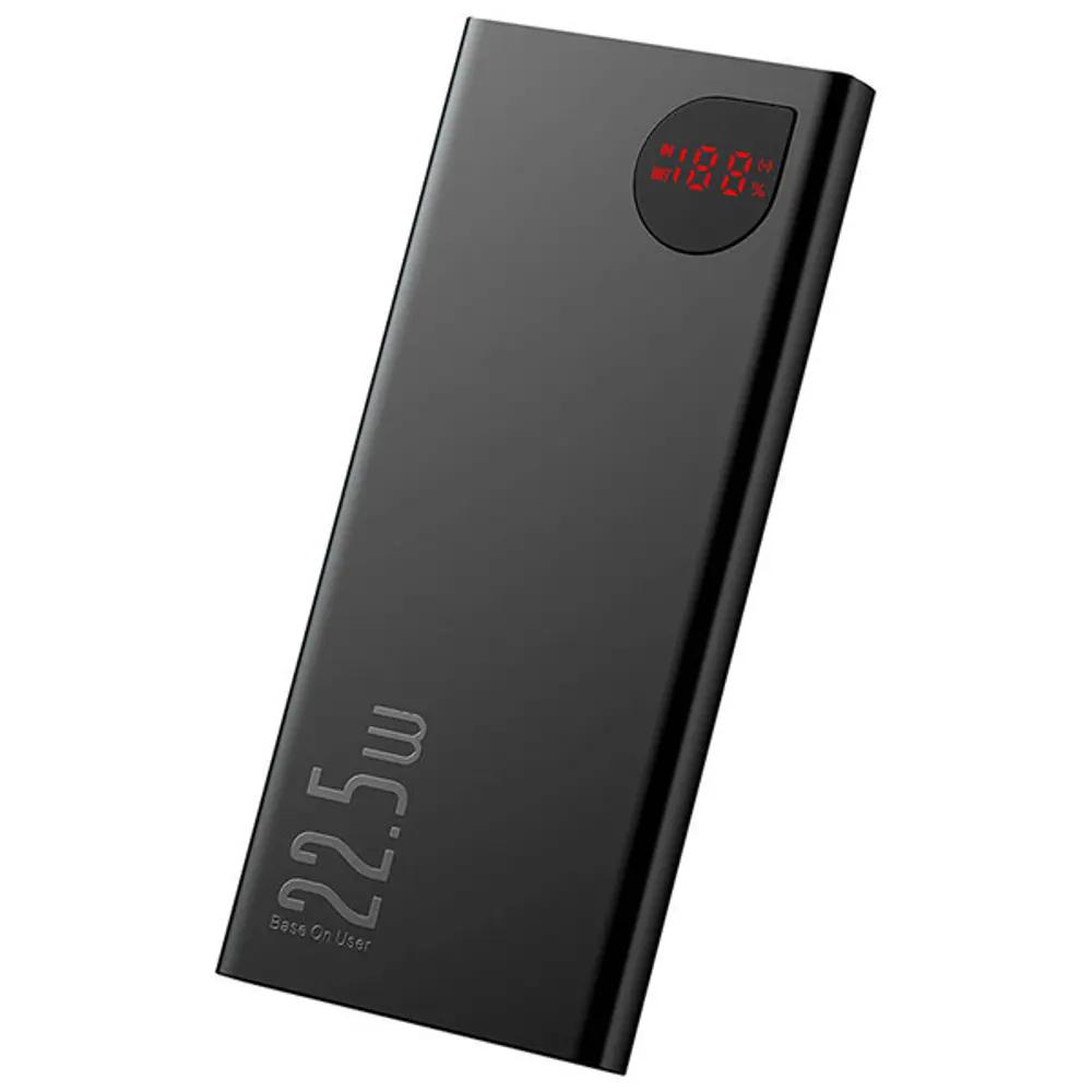 Baseus Powerbank PD+QC 10000mAh 2xUSB_Type-C_Lightning_micro-USB Digital Display 22.5W Black_1.webp