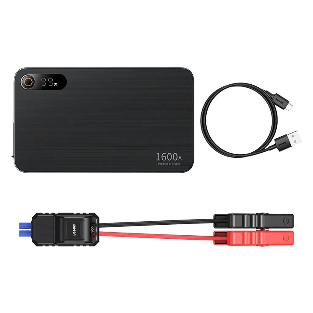 BaseusSuperEnergyPro1600ACarJumpStarterClusterBlack