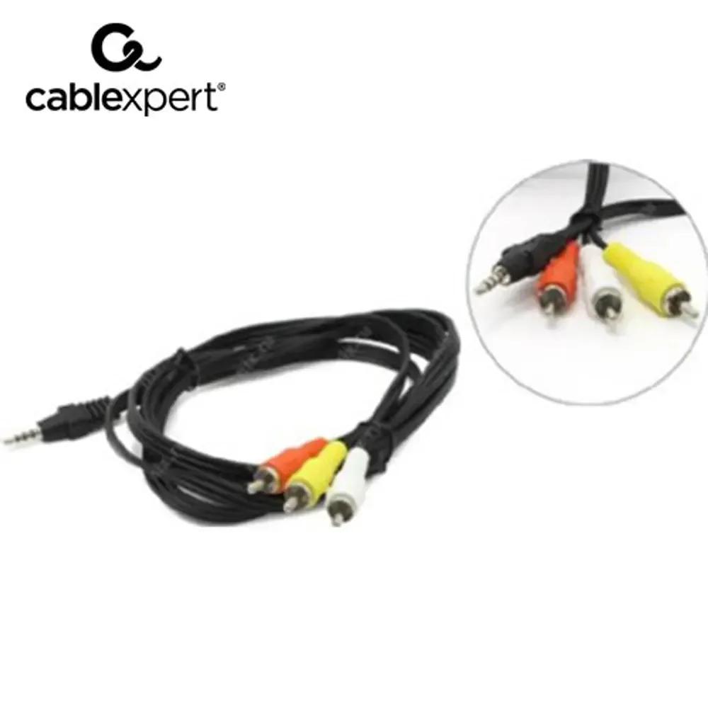 CABLEXPERT 35mm 4-PIN TO RCA AUDIO-VIDEO CABLE