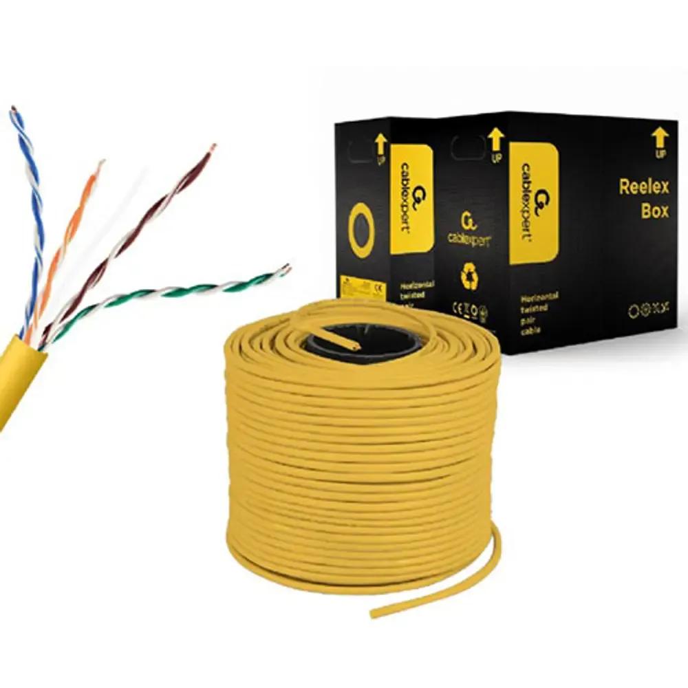 CABLEXPERT CAT5e UTP LAN CABLE CCA SOLID 305M YELLOW