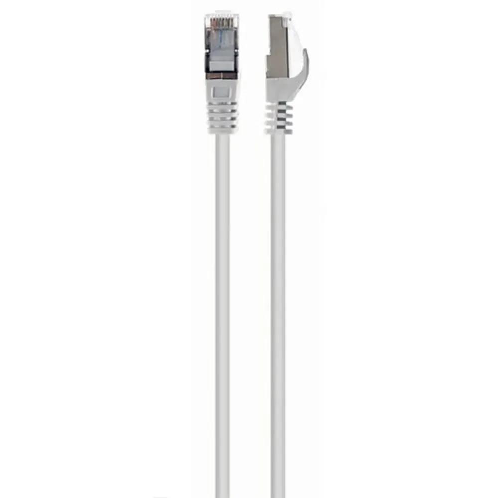 CABLEXPERT FTP CAT6 PATCH CORD WHITE SHIELDED 1M