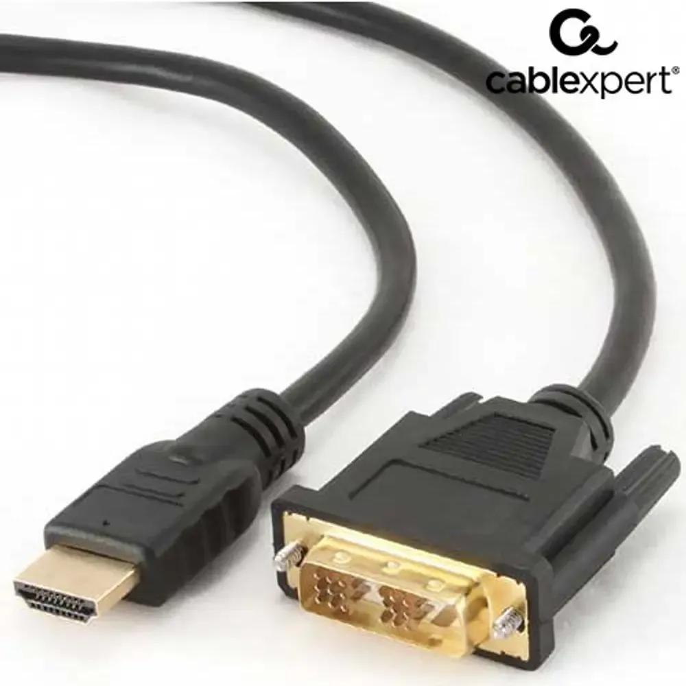 CABLEXPERT HDMI TO DVI MM CABLE WITH GOLD-PLATED CONNECTORS 18m