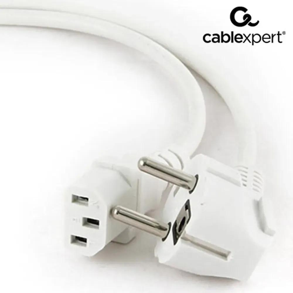 CABLEXPERT POWER CORD C13 VDE APPROVED WHITE 18m