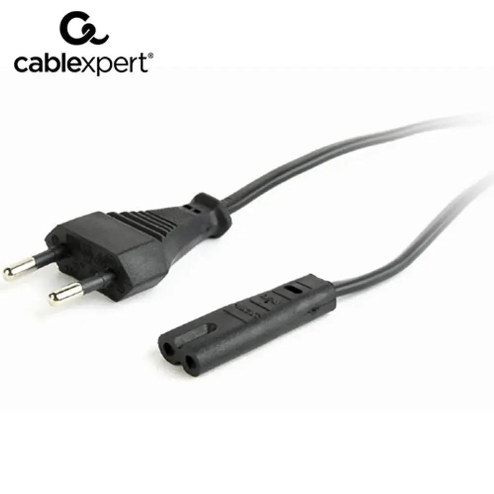 CABLEXPERT POWER CORD EU INPUT 2PIN PLUG BLACK 18M
