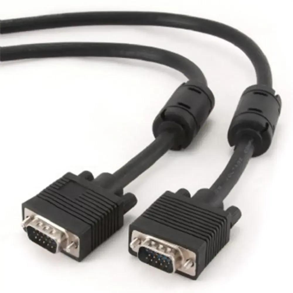 CABLEXPERT PREMIUM VGA HD15MHD15M DUAL SHIELDED W2FERRITE CORE 15M CABLE BLACK