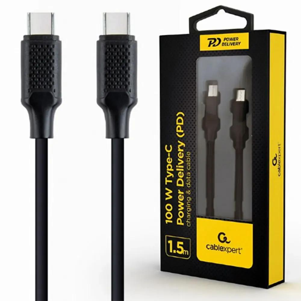 CABLEXPERT TYPE-C PD 100W CHARGING DATA CABLE 1.5M