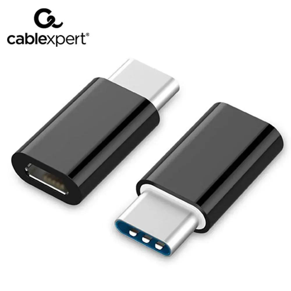 CABLEXPERT USB20 TYPE-C ADAPTER CMMICRO USB-F BLACK