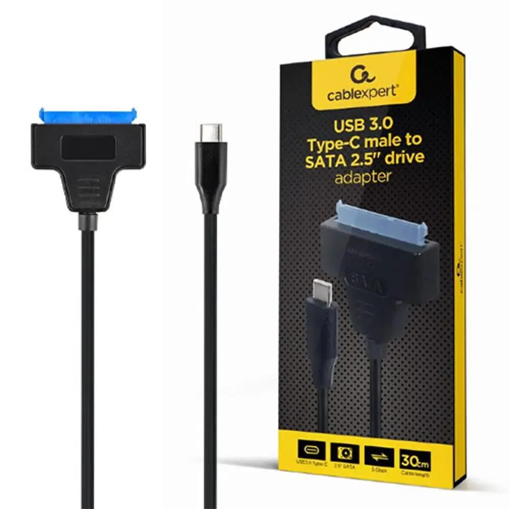 CABLEXPERT USB3.0 TYPE-C MALE TO SATA 2.5 DRIVE ADAPTER RETAIL PACK