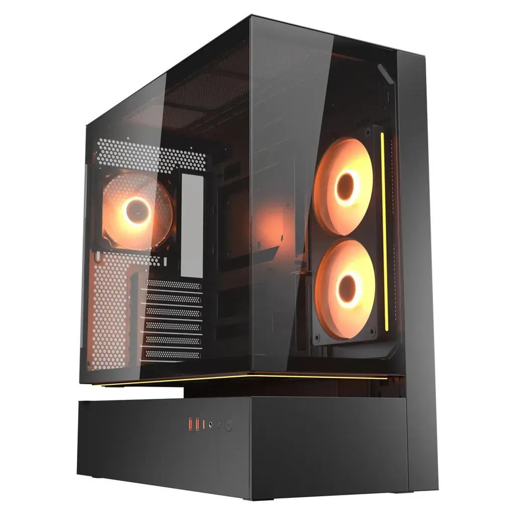 CC-COUGARCaseCFV235TemperedGlassMiddleATXBlack1x240mm1x120mmARGBfanspreinstalled