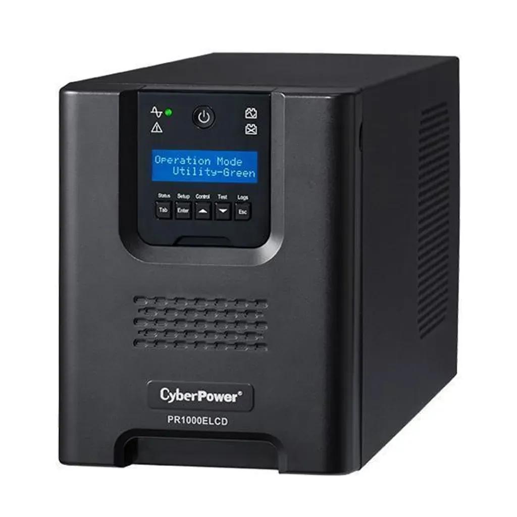 CYBERPOWERUPSPROPR1000ELCDLineInteractiveLCD1KVA