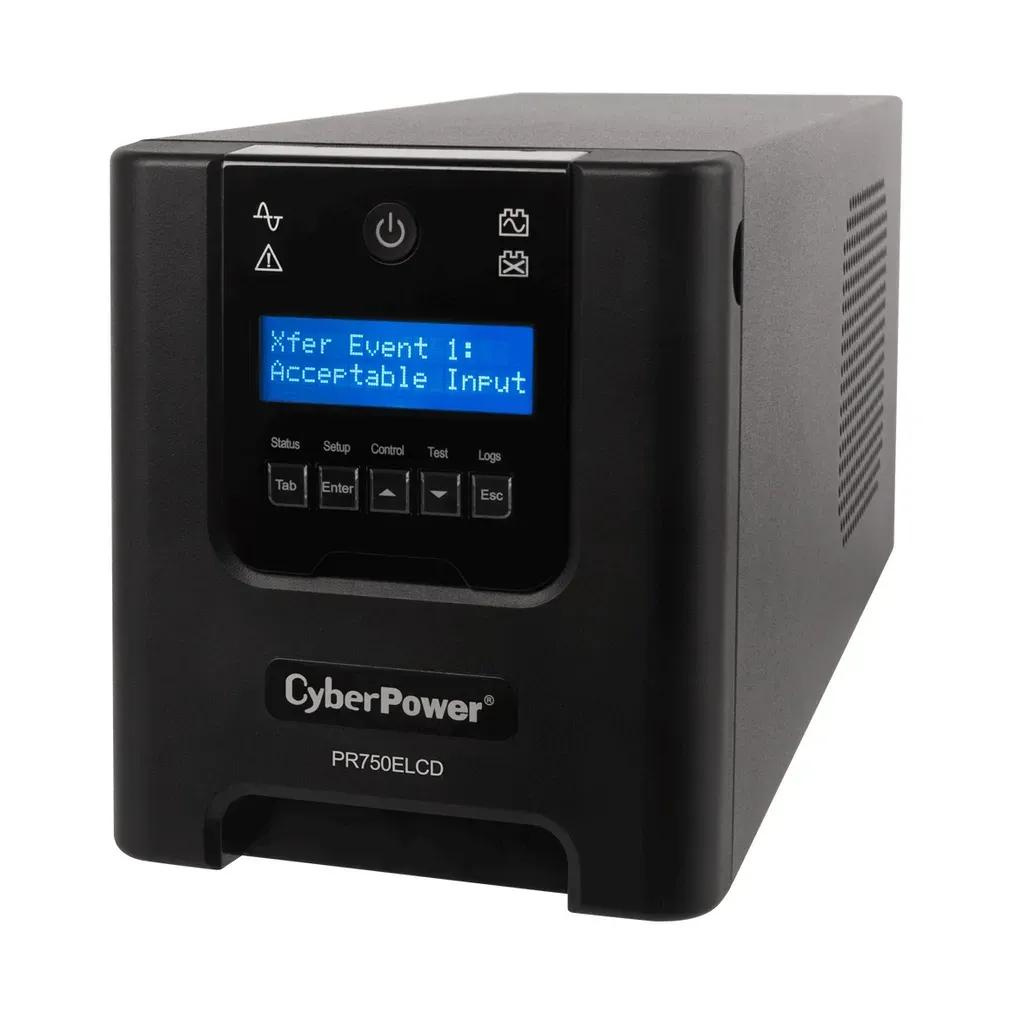 CYBERPOWERUPSProfessionalPR750ELCDLineInteractiveLCD750VA