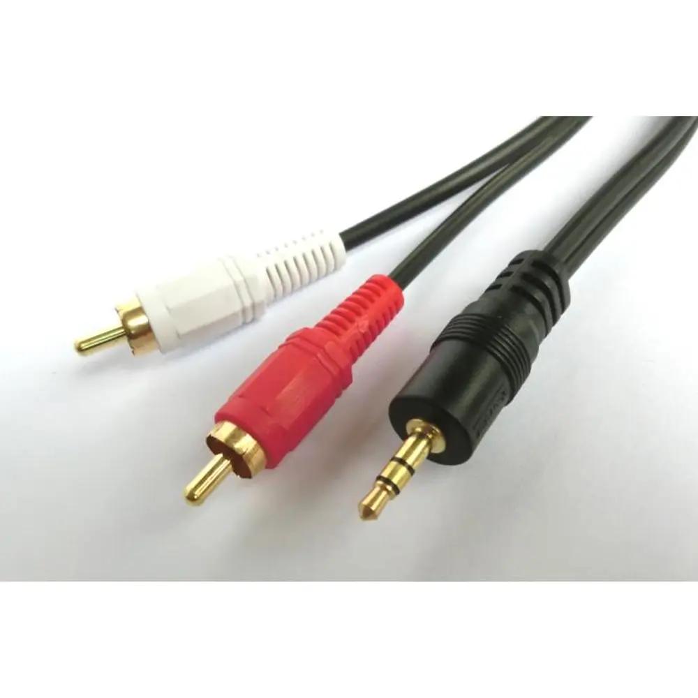 Cable Audio 3.5mm M2xRCA M 5m Aculine AU-014