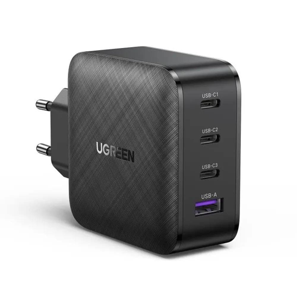 Charger GaN UGREEN CD224 65W PDx3+QC3.0 Black 70774_1.webp
