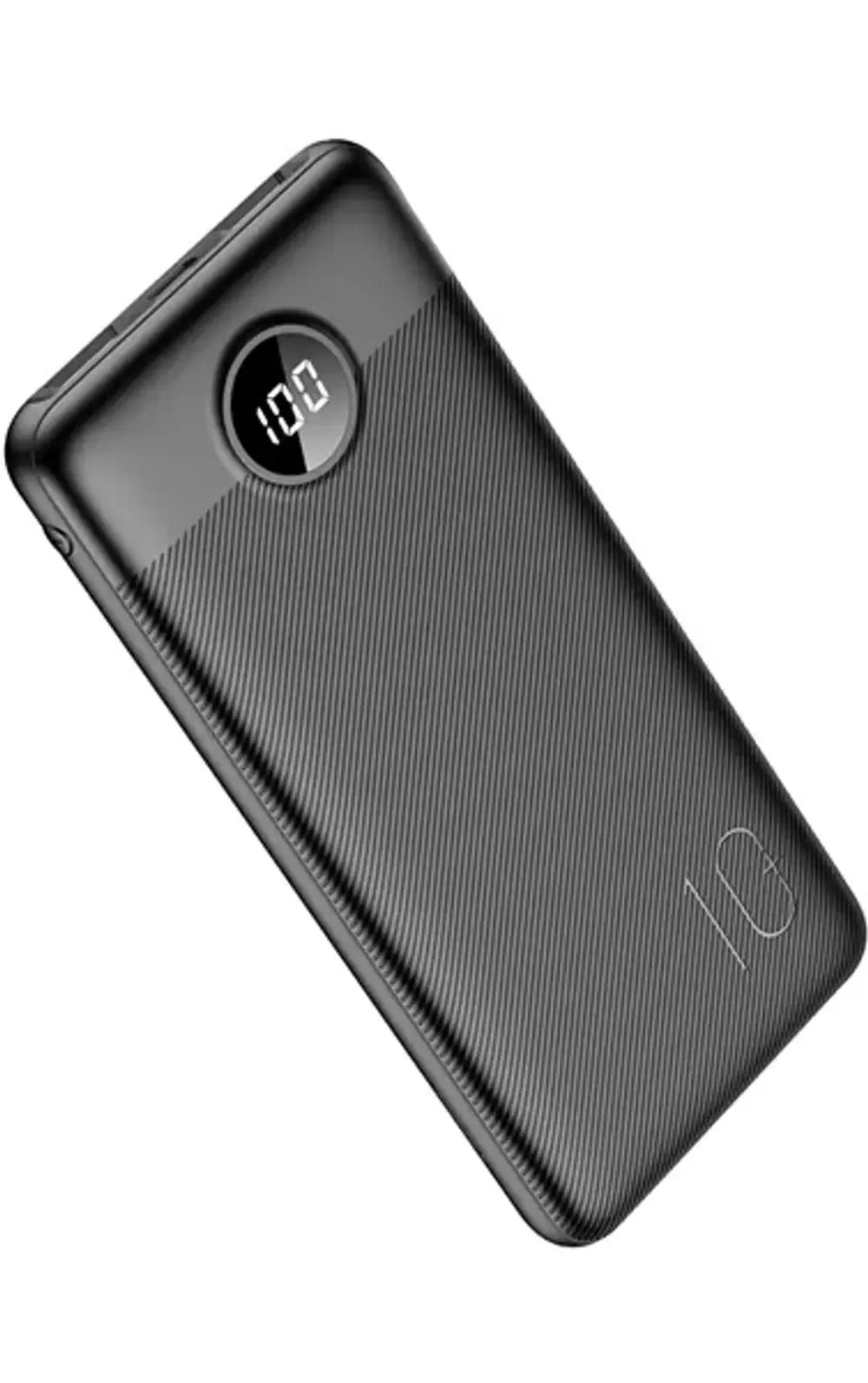 Charmast Powerbank 10000mAh PD 20W LED Screen Display Black