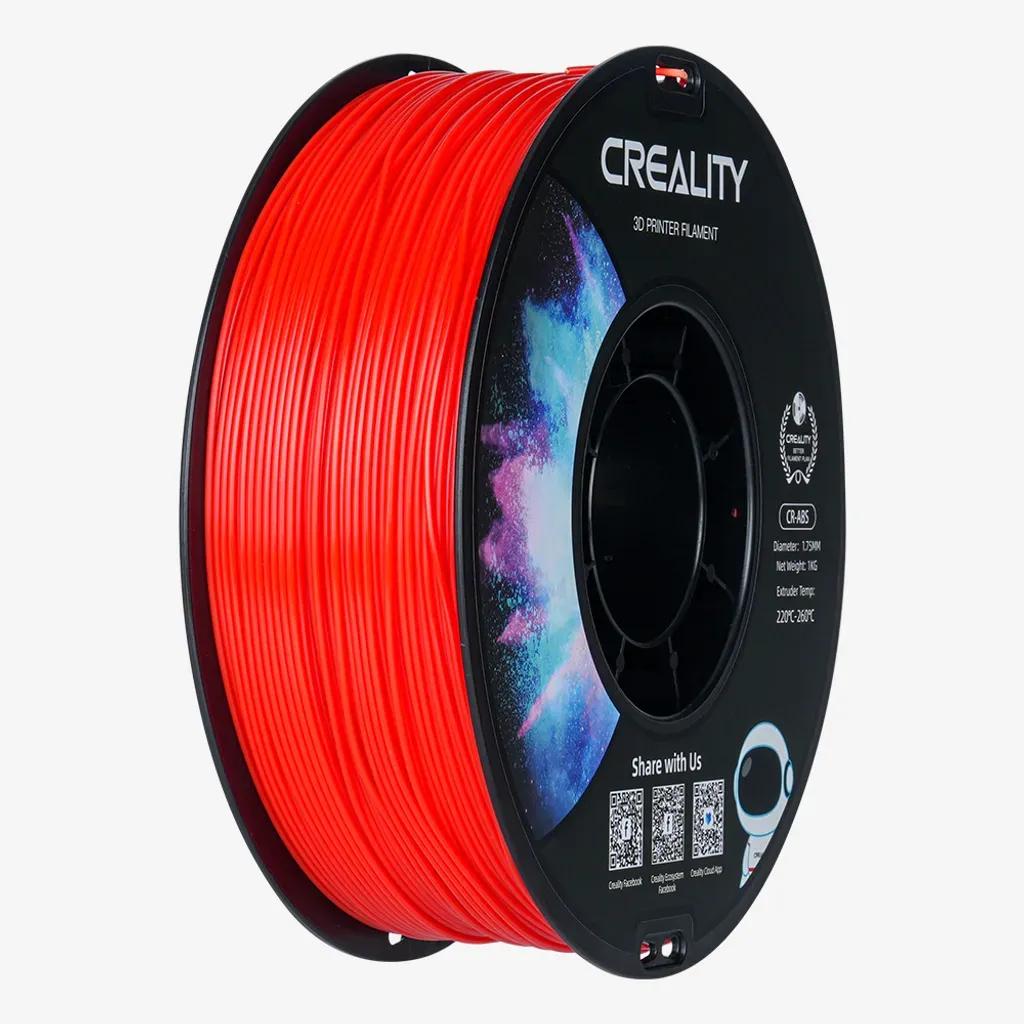 CrealityCR-ABSRed3DPrinterFilamentLargeObjectStabilityTensileStr.43MPA1kgSpool1.75