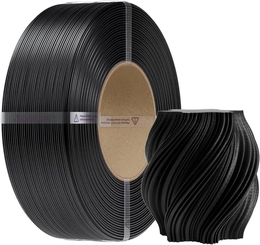 CrealityCR-PETGBlack-NoReel3DPrinterFilamentHardGlossyTensile49MPA1kgSpool1.86
