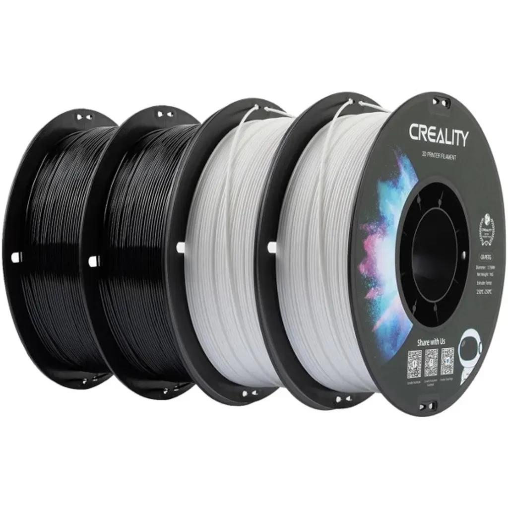 CrealityCR-PETGValuePack4kg-2xBlack2xWhite3DPrinterFilament