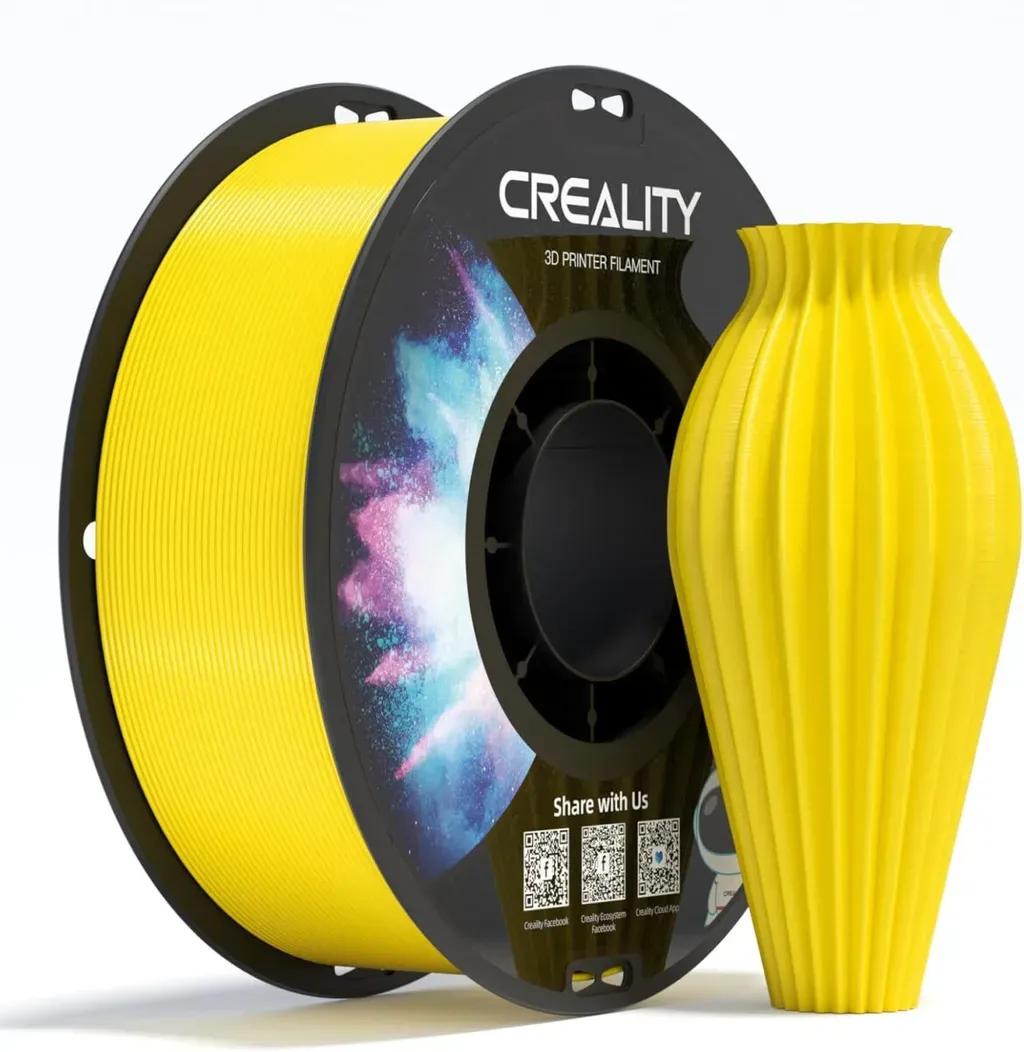 CrealityCR-PETGYellow3DPrinterFilamentHardGlossyTensileStr.49MPA1kgSpool1.80
