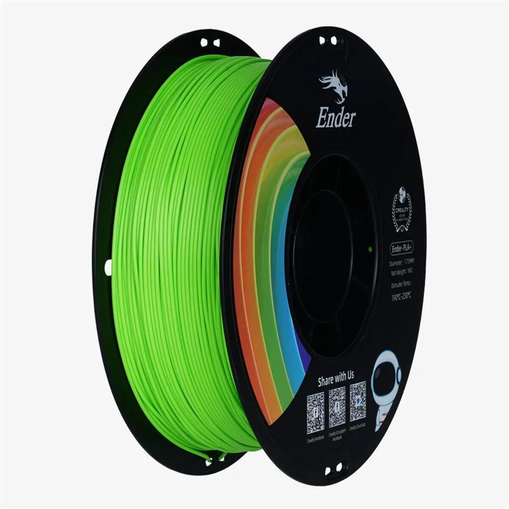 CrealityEN-PLAAppleGreenEnder3DPrinterFilamentStrength34MPABend77MPa1kgSpool1.75