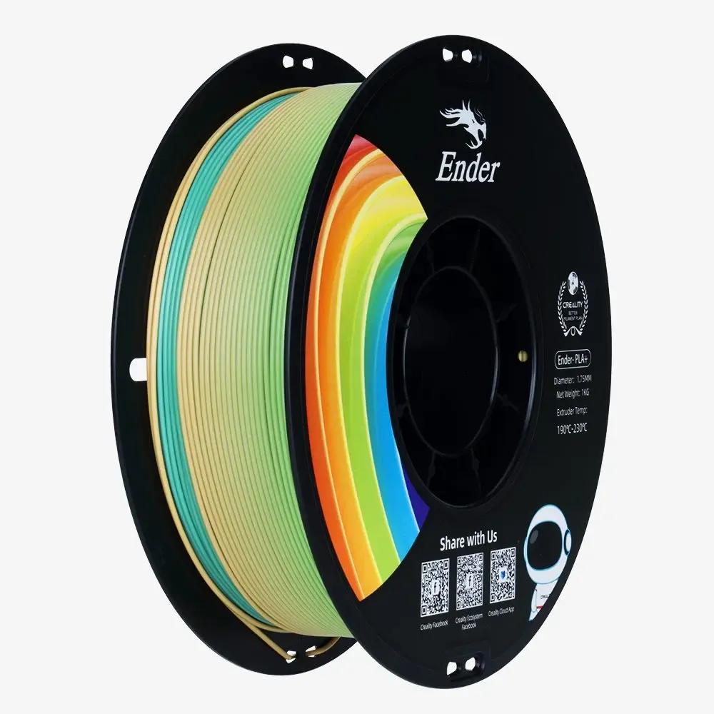 Creality EN-PLA Rainbow Ender 3D Printer Filament Strength 34MPA Bend 77MPa 1 kg Spool1.75 33010103