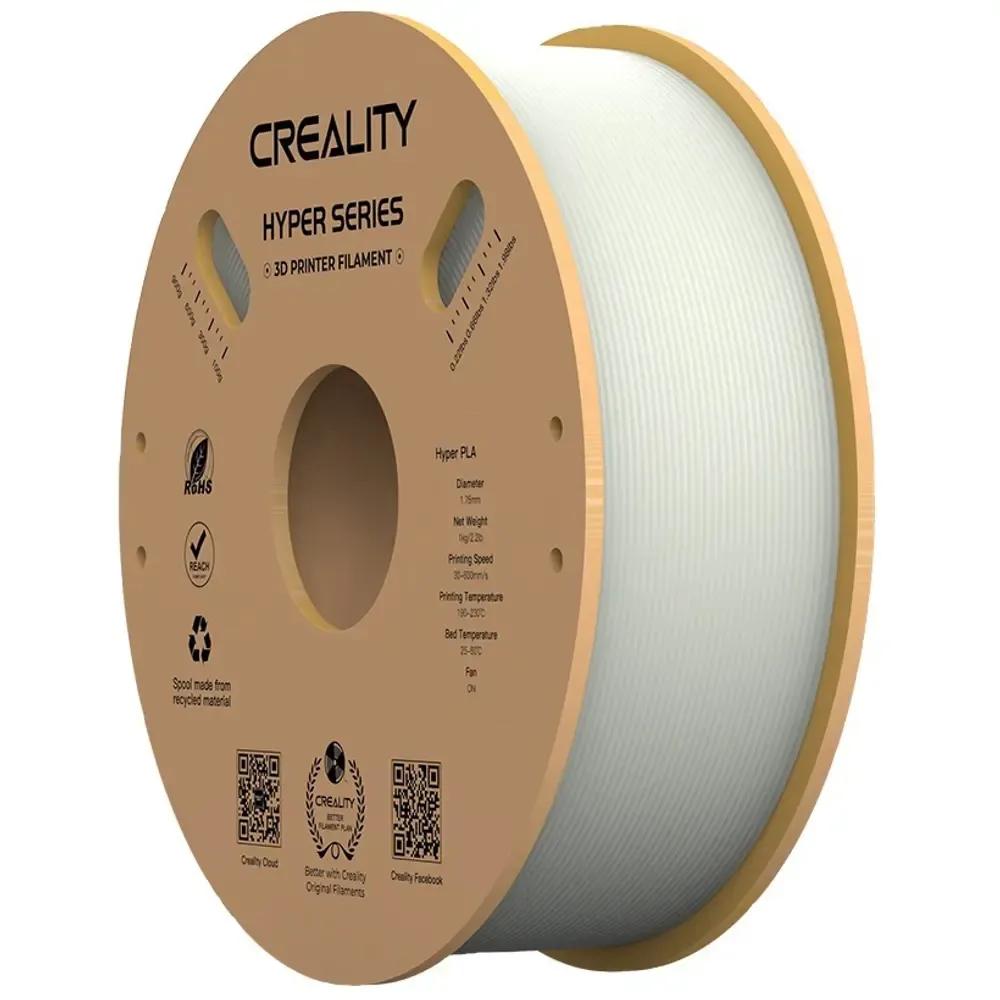Creality Hyper PLA white 3D Printer Filament High Speed 1 kg Spool1.75