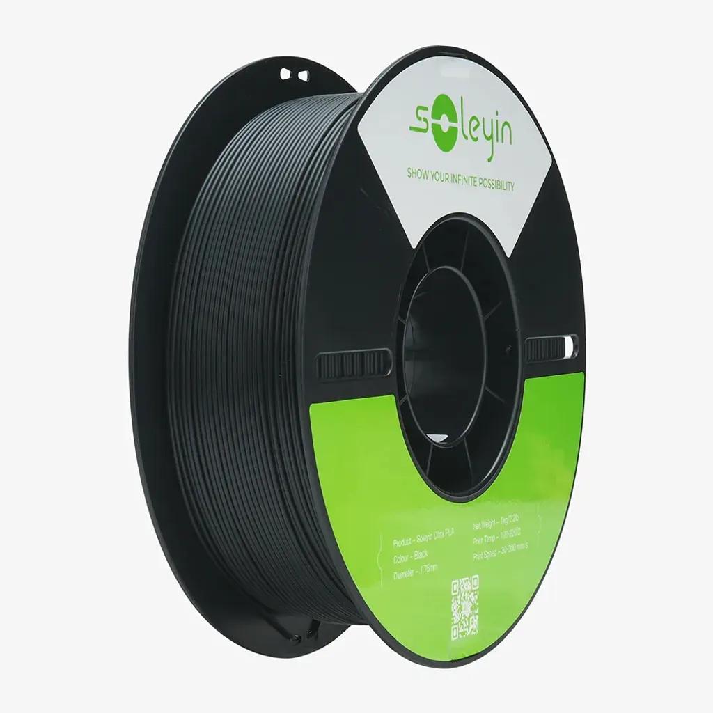 CrealitySoleyinUltraPLABlack3DPrinterFilament1kgSpool1.75mm